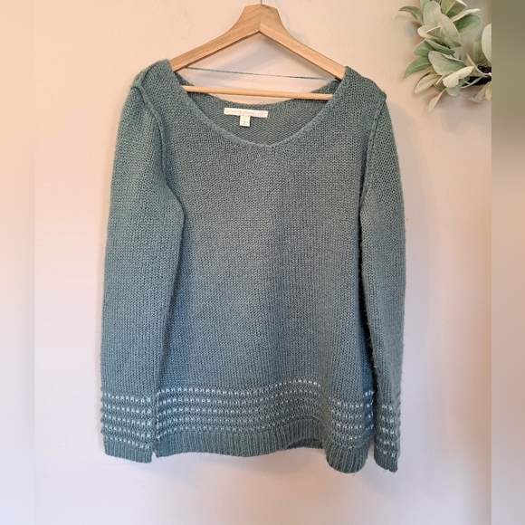 Lauren Conrad Blue Knit Sweater Large - Picture 1 of 6